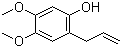 structure of CAS# 59893-87-7, 4,5-二甲氧基-2-(2-丙烯基)苯酚