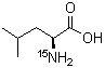 structure of CAS# 59935-31-8, L-Leucine-<sup>15</sup>N