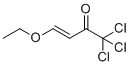 structure of CAS# 59938-07-7, (E)-1,1,1-三氯-4-乙氧基丁-3-烯-2-酮
