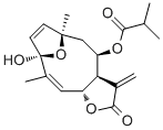 圆叶肿柄菊素 F分子结构 (CAS 59979-57-6)