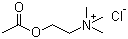structure of CAS# 60-31-1, Acetylcholine chloride