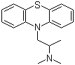 structure of CAS# 60-87-7, Promethazine