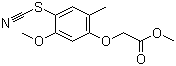 CAS # 600134-66-5, (5-Methoxy-2-methyl-4-thiocyanatophenoxy)acetic acid methyl ester