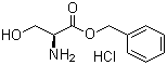 L-丝氨酸苄酯盐酸盐分子结构 (CAS 60022-62-0)