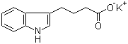 structure of CAS# 60096-23-3, 1H-吲哚-3-丁酸单钾盐