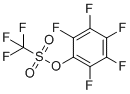 structure of CAS# 60129-85-3, 五氟苯基三氟甲烷磺酸酯