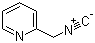 2-异腈甲基吡啶分子结构 (CAS 60148-13-2)