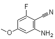 2-氨基-6-氟-4-甲氧基苯甲腈分子结构 (CAS 601517-02-6)