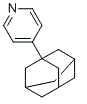 4-(1-金刚烷基)吡啶分子结构 (CAS 60159-38-8)