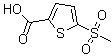 structure of CAS# 60166-86-1, 2-甲基磺酰基-5-噻吩羧酸