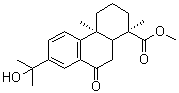 15-羟基-7-氧代去氢松香酸甲酯分子结构 (CAS 60188-95-6)