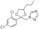 structure of CAS# 60207-90-1, 丙环唑
