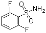 2,6-二氟苯磺酰胺分子结构 (CAS 60230-37-7)