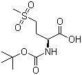 structure of CAS# 60280-45-7, (S)-2-叔丁氧羰基氨基-4-甲基磺酰基丁酸