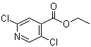 structure of CAS# 603122-76-5, 2,5-二氯-4-吡啶羧酸乙酯
