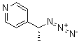 4-[(1R)-1-叠氮基乙基]吡啶分子结构 (CAS 603999-02-6)