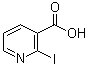 structure of CAS# 6042-35-9, 2-碘-3-吡啶羧酸