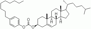 胆甾烯基对壬基苯基碳酸酯分子结构 (CAS 60474-62-6)