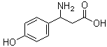 structure of CAS# 6049-54-3, 3-氨基-3-(4-羟基苯基)丙酸