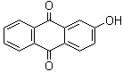 structure of CAS# 605-32-3, 2-羟基-9,10-蒽醌