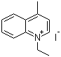 structure of CAS# 605-59-4, 1-乙基-4-甲基喹啉鎓碘化物