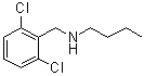 N-丁基-2,6-二氯苯甲胺分子结构 (CAS 60509-36-6)