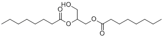 1,2-二辛酰-sn-甘油分子结构 (CAS 60514-48-9)