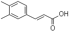 3-(3,4-二甲基苯基)丙烯酸分子结构 (CAS 60521-25-7)