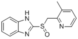 去三氟乙氧基兰索拉唑分子结构 (CAS 60524-97-2)