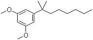 1-(1,1-二甲基庚基)-3,5-二甲氧基苯分子结构 (CAS 60526-81-0)