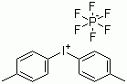 structure of CAS# 60565-88-0, 4,4'-二甲苯基碘鎓六氟磷酸盐