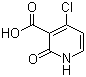 4-Chloro-1,2-dihydro-2-oxo-3-pyridinecarboxylic acid molecular structure (CAS 605661-82-3)