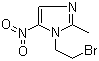 CAS # 6058-57-7, 1-(2-Bromoethyl)-2-methyl-5-nitroimidazole, 1-(2-Bromoethyl)-2-methyl-5-nitro-1H-imidazole