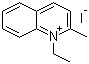structure of CAS# 606-55-3, 1-Ethyl-2-methylquinolinium iodide