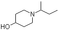 1-(1-甲基丙基)-4-哌啶醇分子结构 (CAS 606489-66-1)