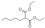 CAS # 6065-59-4, Pentylmalonic acid diethyl ester, Diethyl 2-pentylpropanedicarboxylate, Diethyl amylmalonate, Diethyl pentylmalonate, NSC 30682