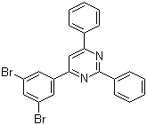 structure of CAS# 607740-08-9, 4-(3,5-二溴苯基)-2,6-二苯基嘧啶
