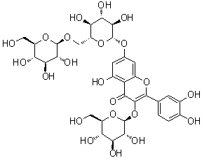CAS # 60778-02-1, Quercetin-3-O-beta-D-glucose-7-O-beta-D-gentiobioside