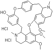 structure of CAS# 6078-17-7, Berbamine dihydrochloride
