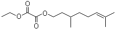 CAS # 60788-25-2, Citronellyl ethyl oxalate, Ethanedioic acid 1-(3,7-dimethyl-6-octen-1-yl) 2-ethyl ester