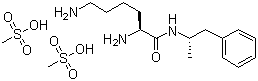 structure of CAS# 608137-33-3, 甲磺酸赖氨酸安非他命