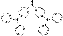 structure of CAS# 608527-58-8, 3,6-Bis(diphenylamino)carbazole