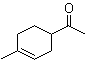 4-乙酰基-1-甲基-1-环己烯分子结构 (CAS 6090-09-1)