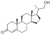 CAS 登录号：60966-36-1, 21-羟基-20-甲基孕甾-4-烯-3-酮