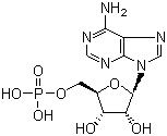 structure of CAS# 61-19-8, Adenosine 5'-monophosphate