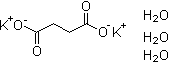 CAS # 6100-18-1, Succinic acid dipotassium salt trihydrate