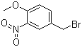 structure of CAS# 61010-34-2, 4-Methoxy-3-nitrobenzyl bromide