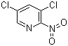 3,5-二氯-2-硝基吡啶分子结构 (CAS 610278-88-1)