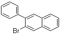2-溴-3-苯基萘分子结构 (CAS 610284-27-0)