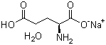 structure of CAS# 6106-04-3, L(+)-Monosodium glutamate monohydrate